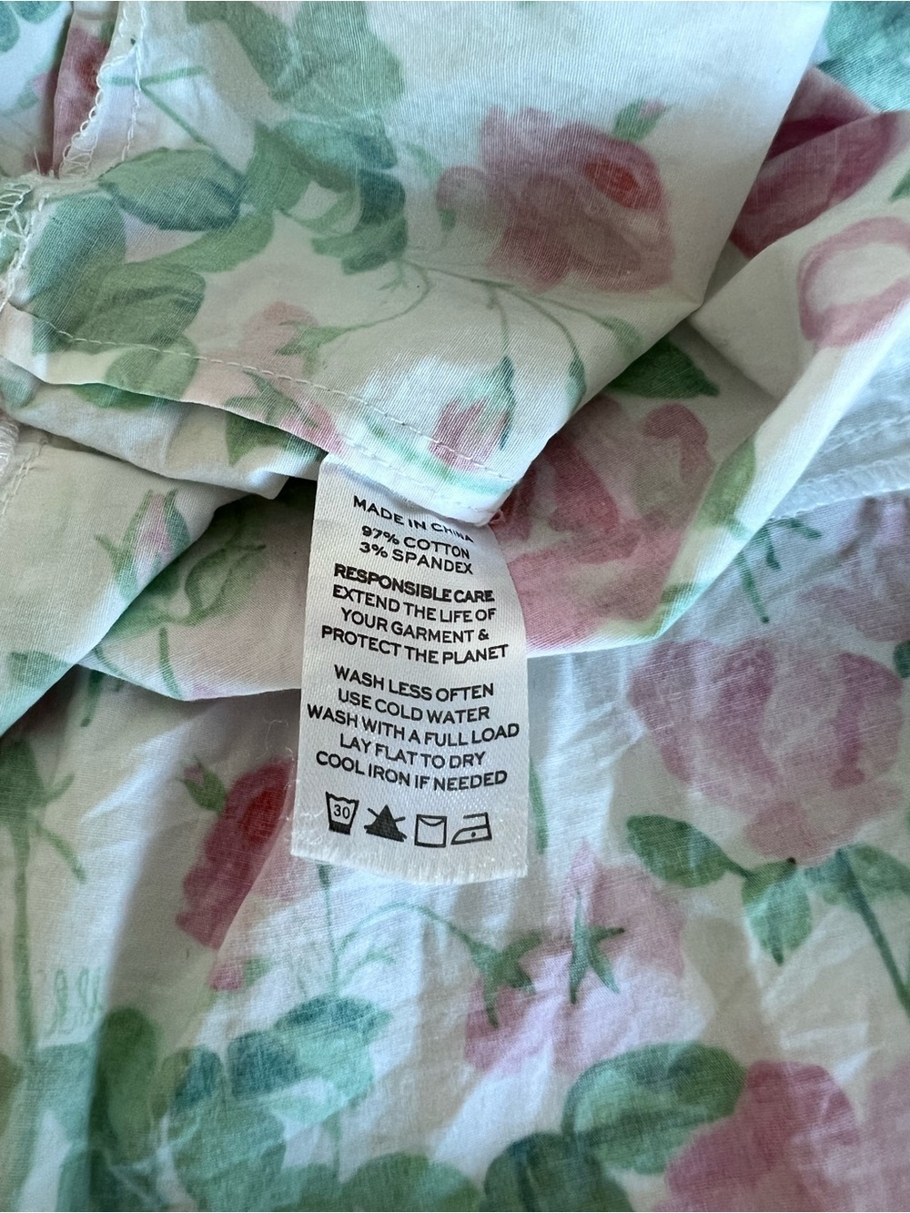 Hill House Home Women's The Ellie Nap Dress Pink Roses Floral Feminine Flirty - Picture 7 of 8